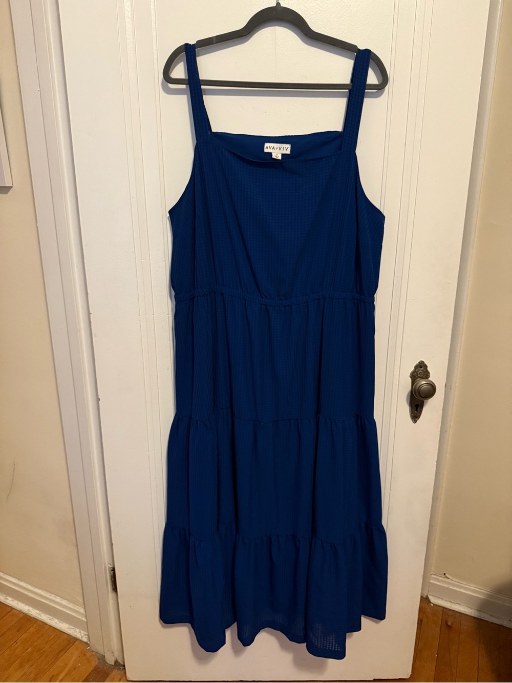 Ava & Viv Royal Blue Tiered Maxi Dress